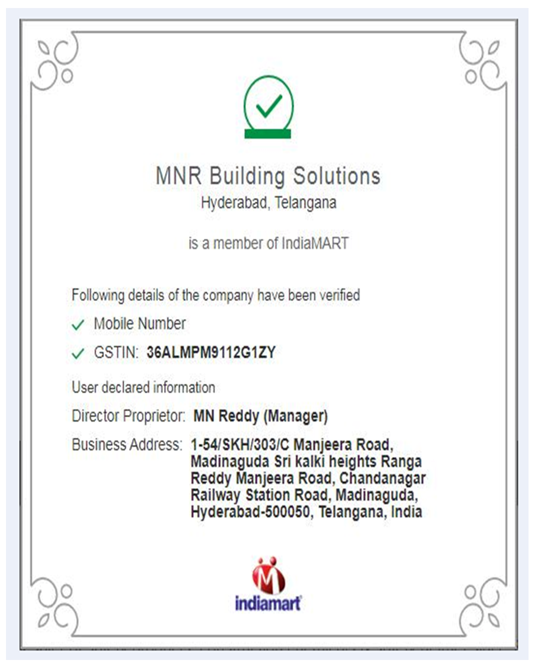 Certificate 3